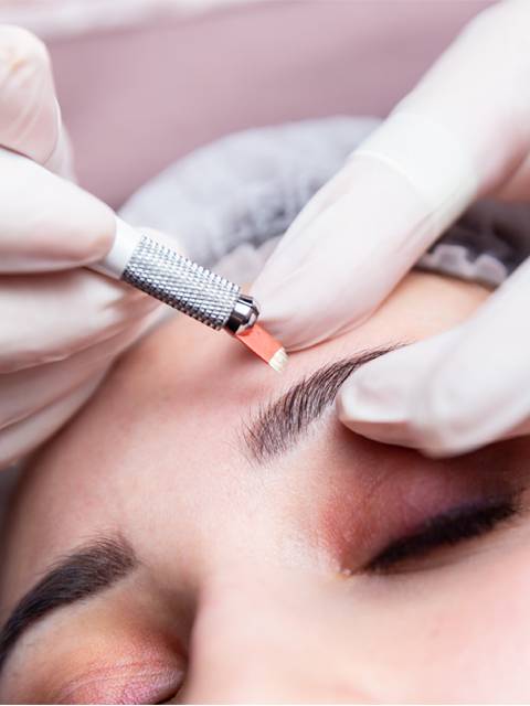 Fature em casa com técnicas de design de sobrancelhas