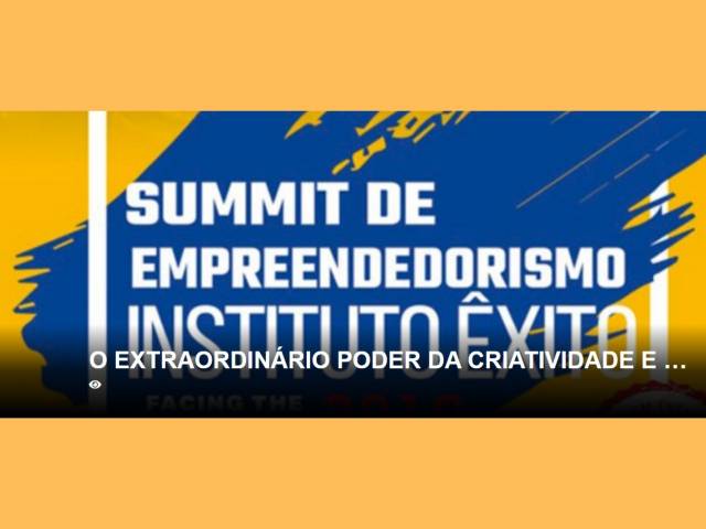 Instituto Êxito - O Extraordinário poder  da Criatividade